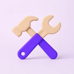 3D-Illustration: KI Voice Agent für Handwerk
