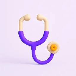 3D-Illustration: KI Voice Agent für Arztpraxis